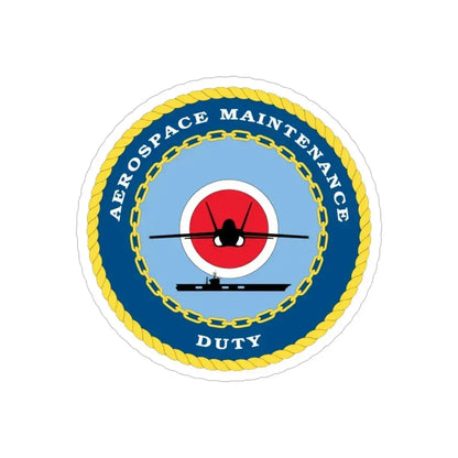 Aerospace Maintenance Duty (U.S. Navy) Transparent STICKER Die-Cut Vinyl Decal 6 Inch - The Sticker Space