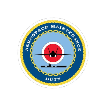 Aerospace Maintenance Duty (U.S. Navy) Transparent STICKER Die-Cut Vinyl Decal - The Sticker Space