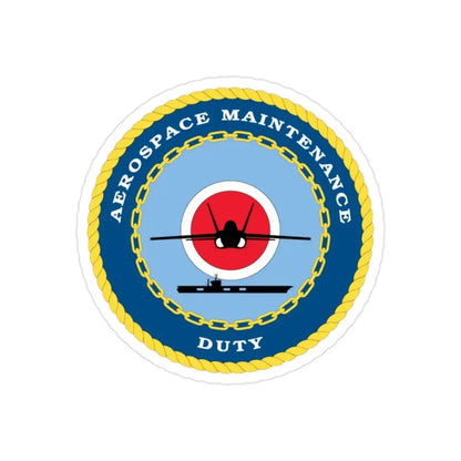 Aerospace Maintenance Duty (U.S. Navy) Transparent STICKER Die-Cut Vinyl Decal - The Sticker Space