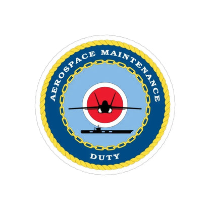 Aerospace Maintenance Duty (U.S. Navy) Transparent STICKER Die-Cut Vinyl Decal - The Sticker Space