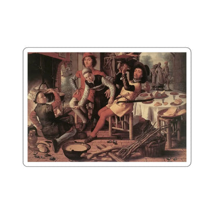 SKU:10242182072156833328 Sticker types:White Shape:Die-Cut Sizes:3" × 3"