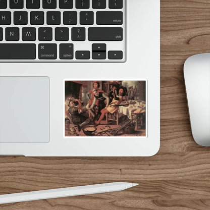 SKU:53053552615495984948 Sticker types:White Shape:Die-Cut Sizes:4" × 4"
