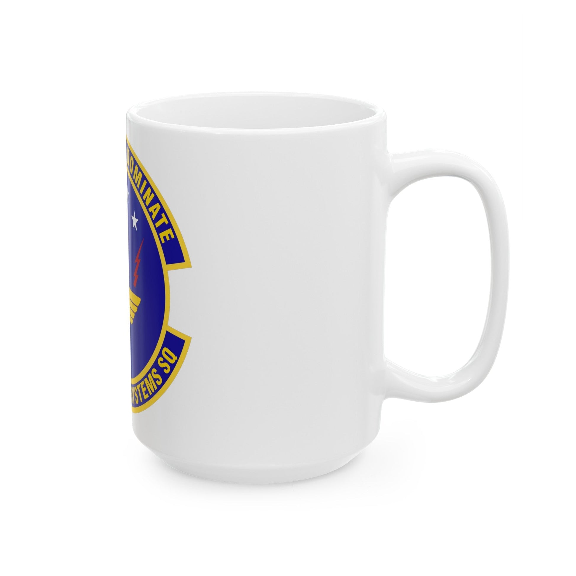 AETC Computer Systems Squadron (U.S. Air Force) White Coffee Mug-The Sticker Space