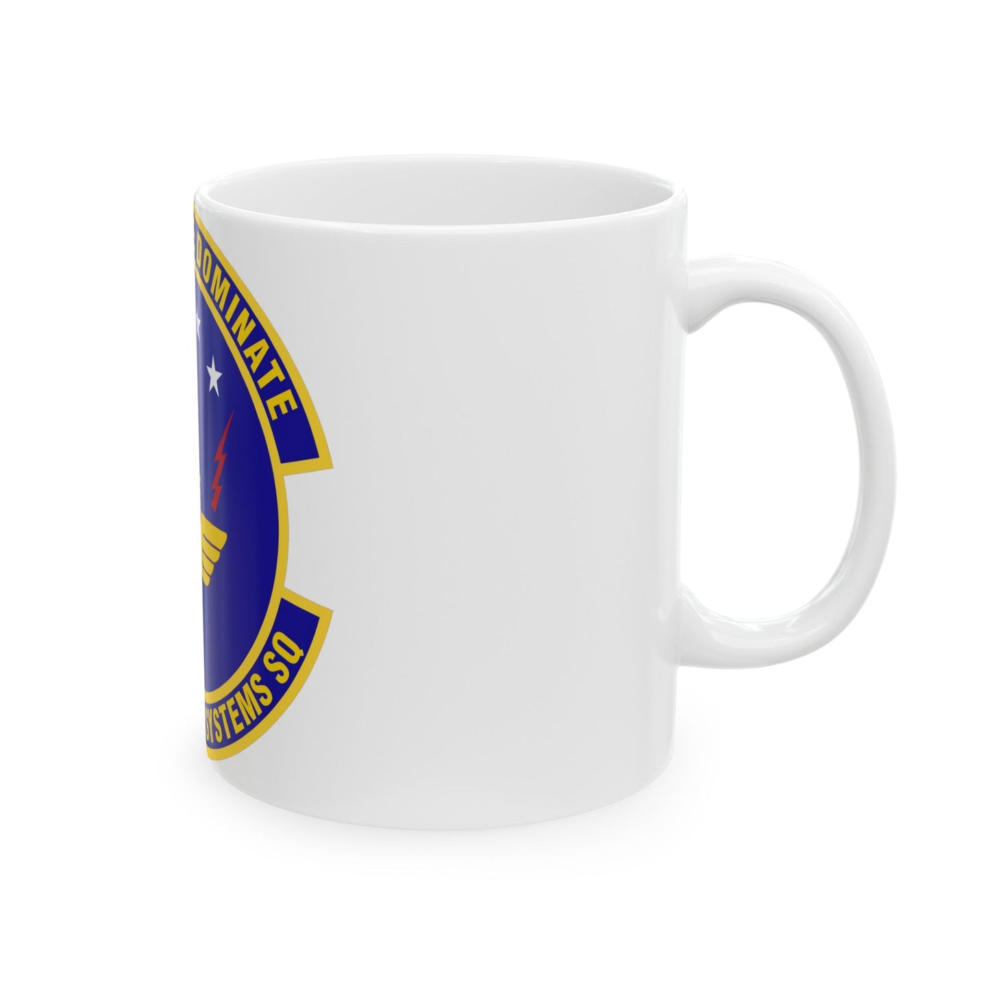 AETC Computer Systems Squadron (U.S. Air Force) White Coffee Mug-The Sticker Space