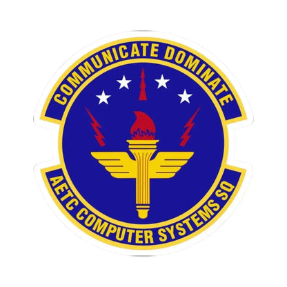 AETC Computer Systems Squadron (U.S. Air Force) STICKER Vinyl Kiss-Cut Decal - The Sticker Space