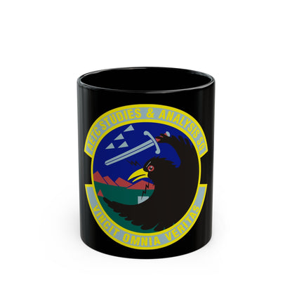 AETC Studies & Analysis Squadron (U.S. Air Force) Black Coffee Mug-11oz-The Sticker Space