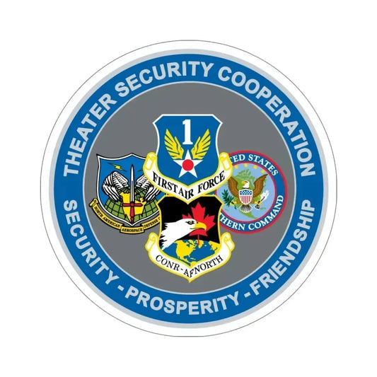 AF North TSC Theater Security Cooperation (U.S. Air Force) STICKER Vinyl Die-Cut Decal 6 Inch - The Sticker Space