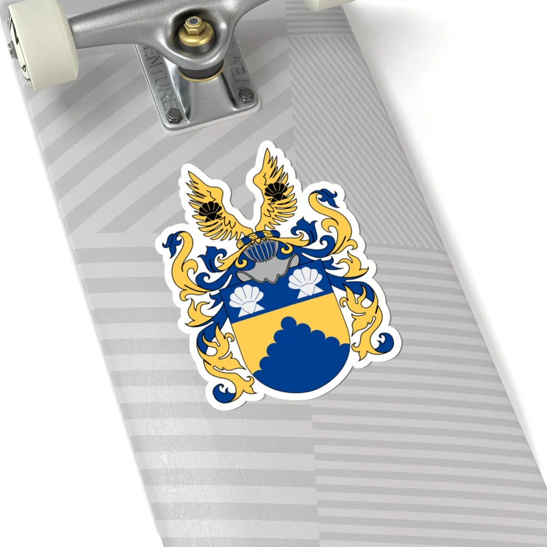Af Sandeberg vapen hela (Sweden) (Coat of Arms) STICKER Vinyl Kiss-Cut Decal - The Sticker Space