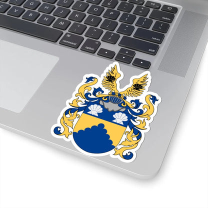 Af Sandeberg vapen hela (Sweden) (Coat of Arms) STICKER Vinyl Kiss-Cut Decal - The Sticker Space