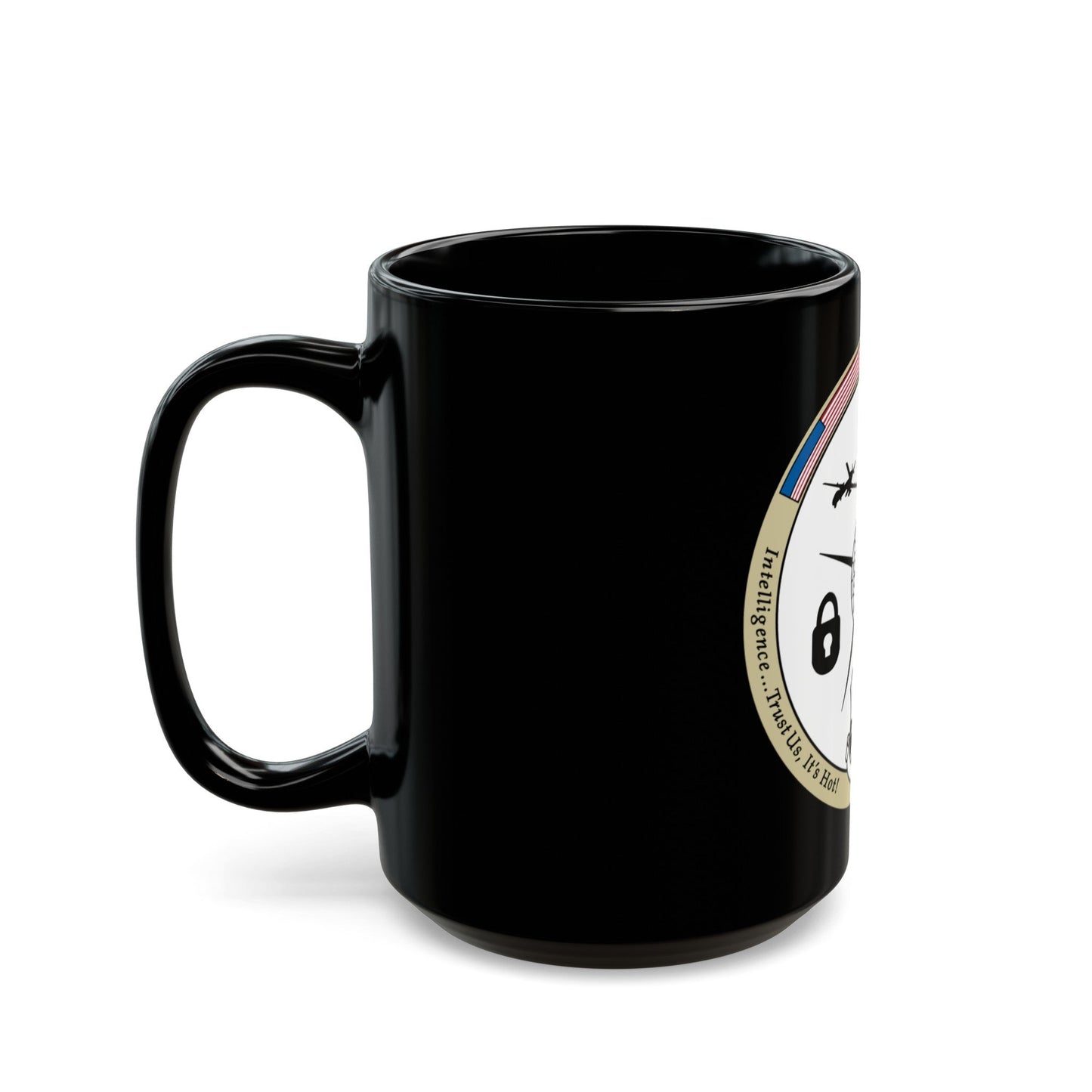 AFCENT Intelligence (U.S. Air Force) Black Coffee Mug-The Sticker Space