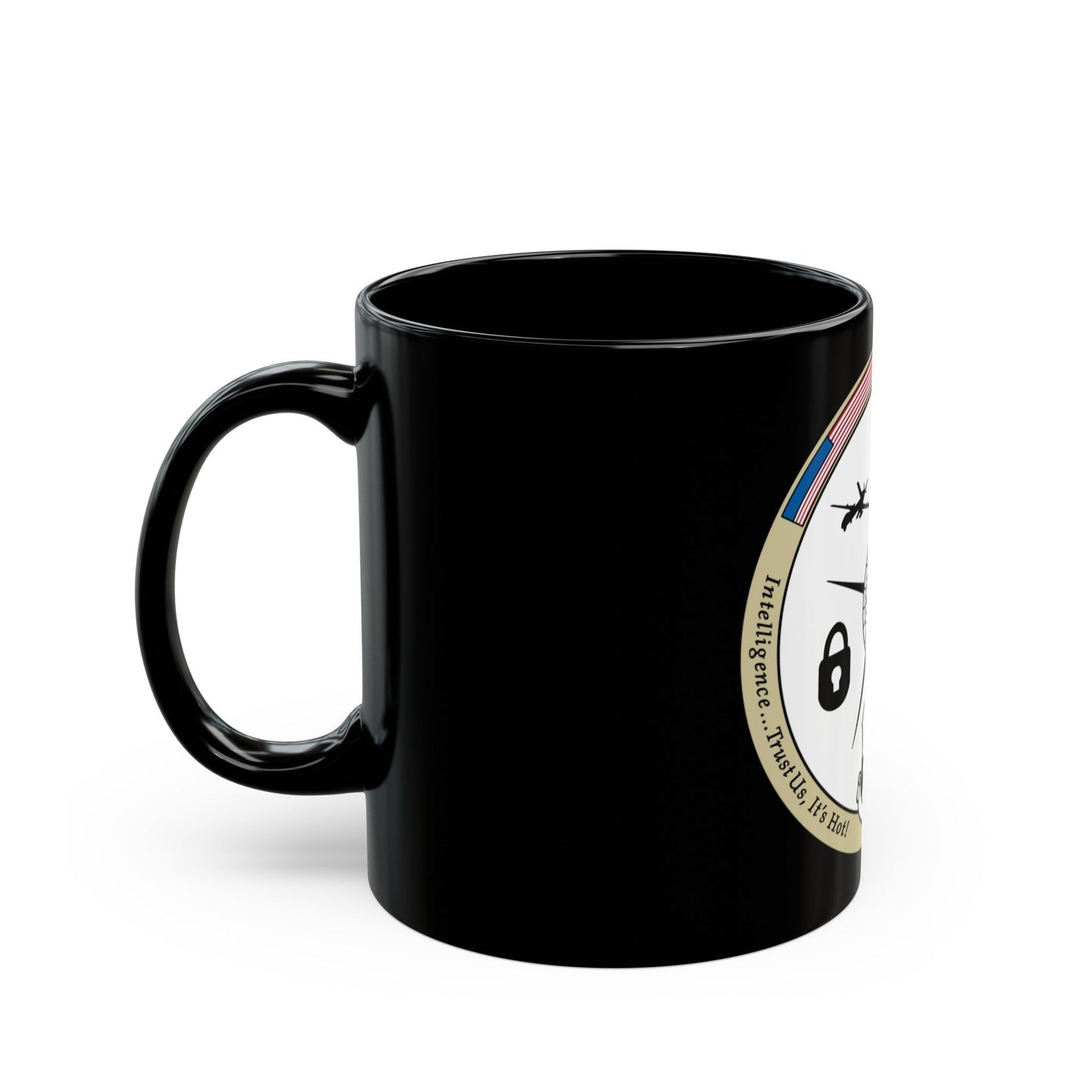 AFCENT Intelligence (U.S. Air Force) Black Coffee Mug-The Sticker Space