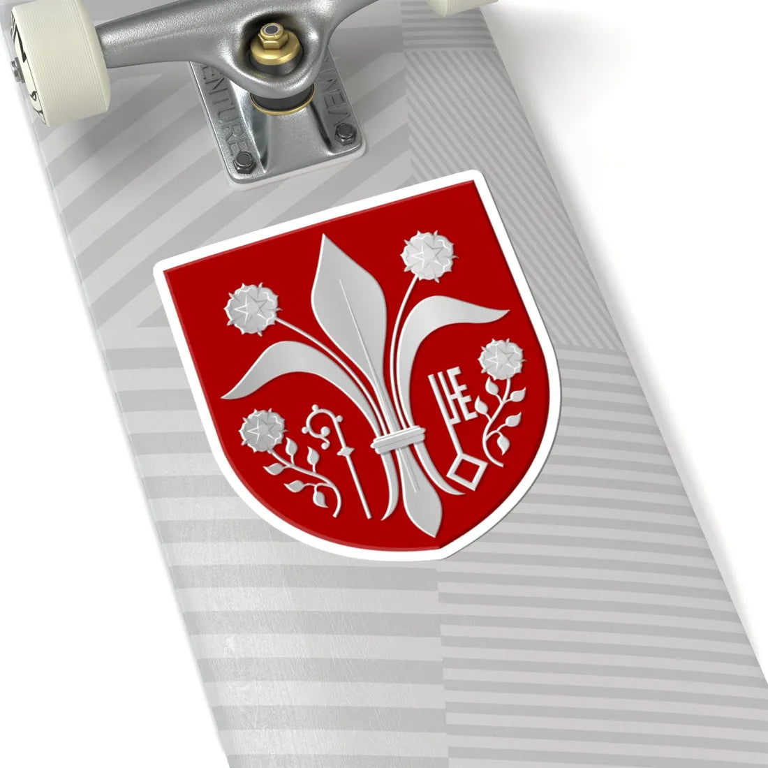 Affligem wapen (Belgium) (Coat of Arms) STICKER Vinyl Kiss-Cut Decal - The Sticker Space