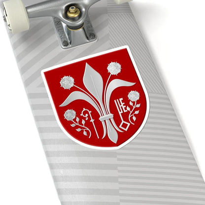 Affligem wapen (Belgium) (Coat of Arms) STICKER Vinyl Kiss-Cut Decal - The Sticker Space