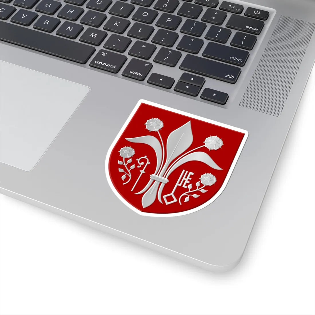 Affligem wapen (Belgium) (Coat of Arms) STICKER Vinyl Kiss-Cut Decal - The Sticker Space