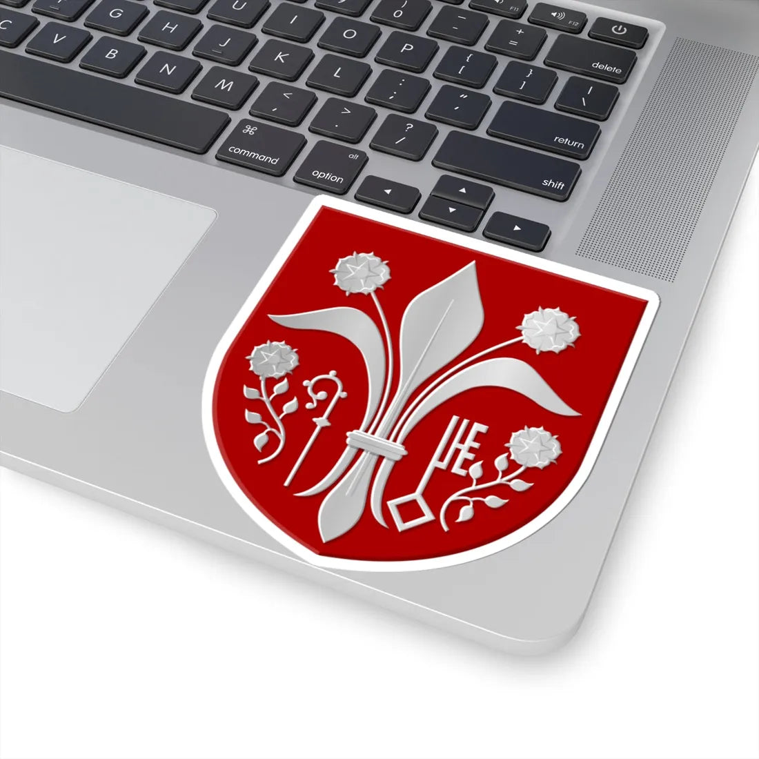 Affligem wapen (Belgium) (Coat of Arms) STICKER Vinyl Kiss-Cut Decal - The Sticker Space