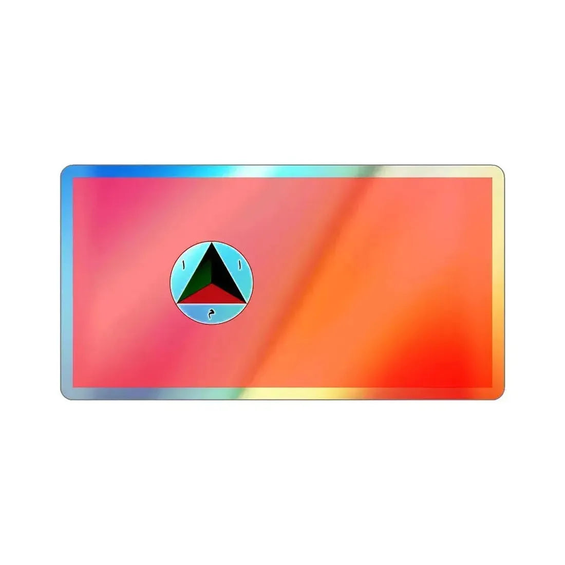 Afghan Army Flag 1978 Holographic STICKER Die-Cut Vinyl Decal - The Sticker Space