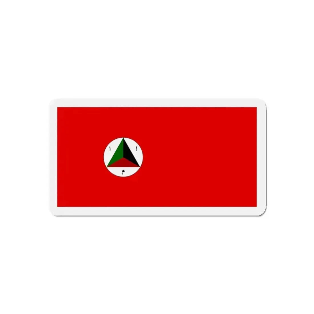 Afghan Army Flag 1978 - Refrigerator Magnet 3 Inch - The Sticker Space