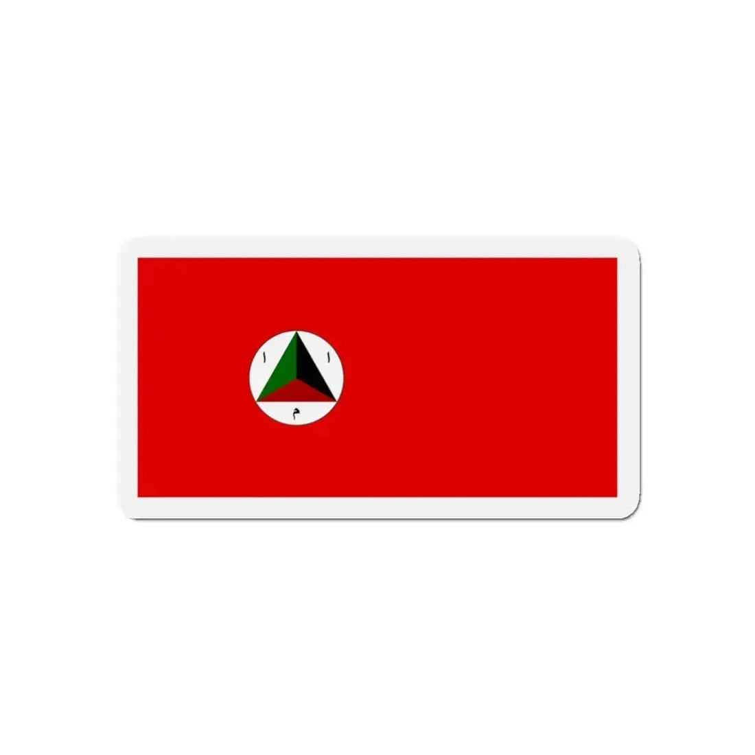 Afghan Army Flag 1978 - Refrigerator Magnet 3 Inch - The Sticker Space