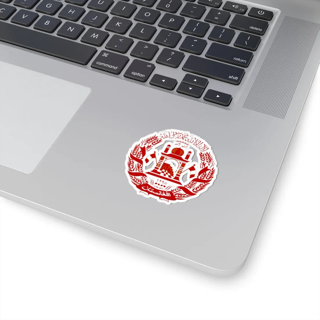 Afghanistan COA Transparent (Afghanistan) (Coat of Arms) STICKER Vinyl Kiss-Cut Decal - The Sticker Space