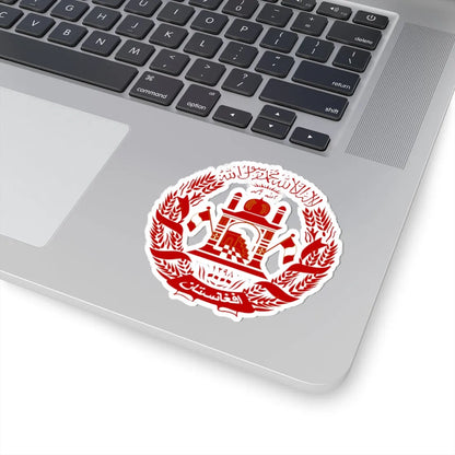 Afghanistan COA Transparent (Afghanistan) (Coat of Arms) STICKER Vinyl Kiss-Cut Decal - The Sticker Space