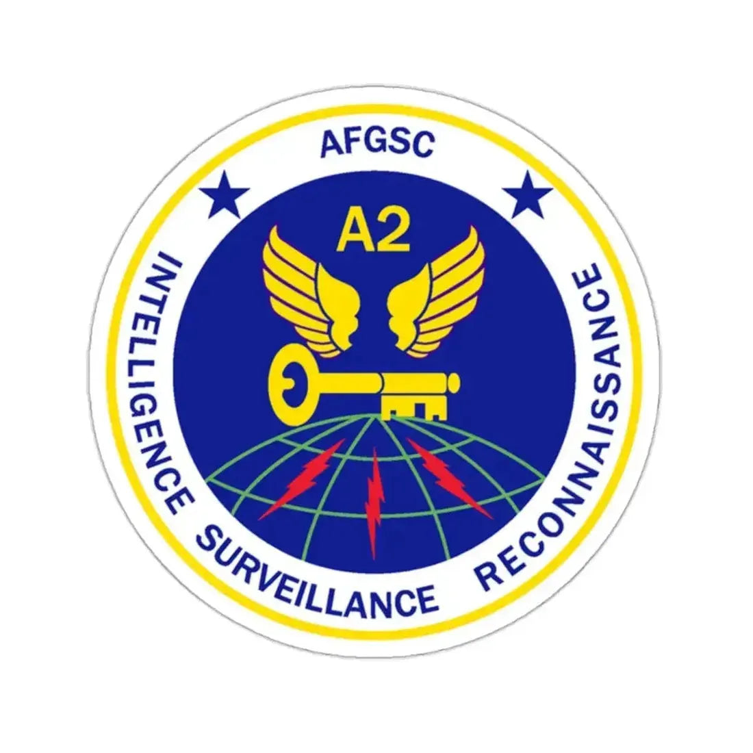 AFGSC A2 (U.S. Air Force) STICKER Vinyl Kiss-Cut Decal - The Sticker Space