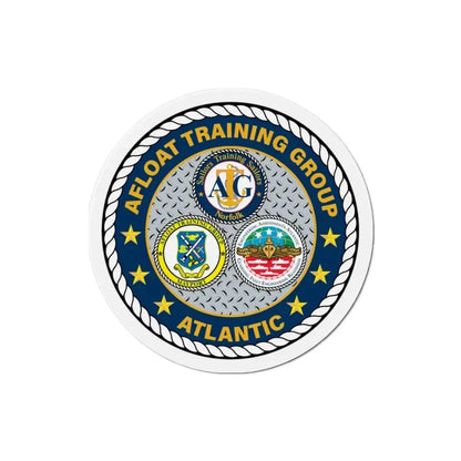 Afloat Training Group Atlantic (U.S. Navy) Refrigerator Magnet 3 Inch - The Sticker Space