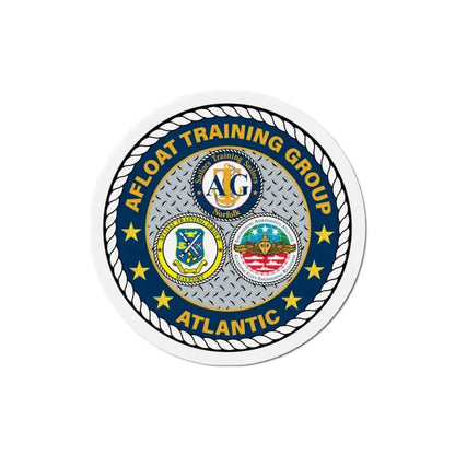 Afloat Training Group Atlantic (U.S. Navy) Refrigerator Magnet 4 Inch - The Sticker Space