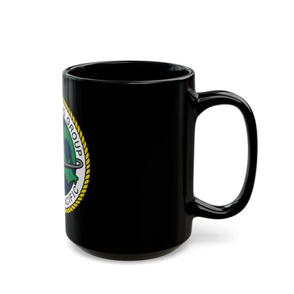 AFLOAT Training Group MID PACIFIC (U.S. Navy) Black Coffee Mug-The Sticker Space