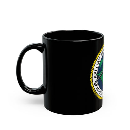 AFLOAT Training Group MID PACIFIC (U.S. Navy) Black Coffee Mug-The Sticker Space