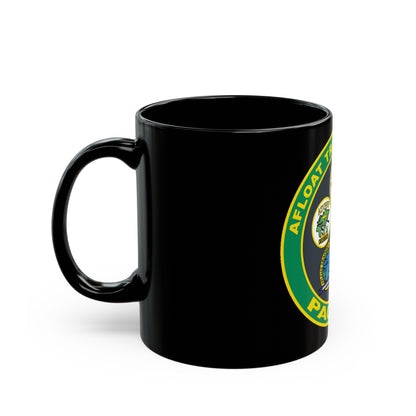 Afloat Training Group Pacific (U.S. Navy) Black Coffee Mug-The Sticker Space