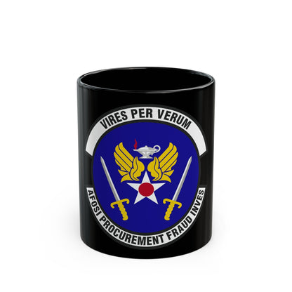 AFOSI Office of Procurement Fraud Investigations (U.S. Air Force) Black Coffee Mug-11oz-The Sticker Space