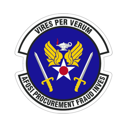 AFOSI Office of Procurement Fraud Investigations (U.S. Air Force) STICKER Vinyl Die-Cut Decal-White-The Sticker Space