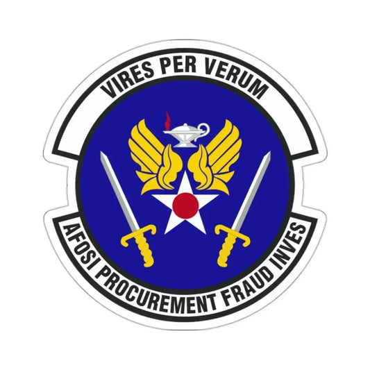 AFOSI Office of Procurement Fraud Investigations (U.S. Air Force) STICKER Vinyl Die-Cut Decal 2 Inch - The Sticker Space