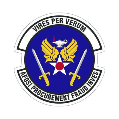 AFOSI Office of Procurement Fraud Investigations (U.S. Air Force) STICKER Vinyl Die-Cut Decal 3 Inch - The Sticker Space