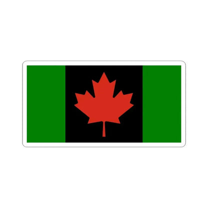 African Canada Flag (Canada) STICKER Vinyl Kiss-Cut Decal 3 Inch White - The Sticker Space
