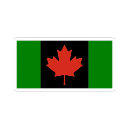 African Canada Flag (Canada) STICKER Vinyl Kiss-Cut Decal 6 Inch White - The Sticker Space