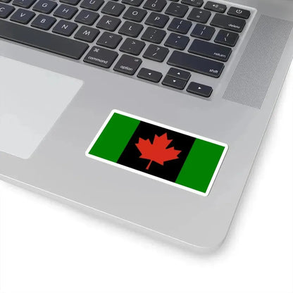 African Canada Flag (Canada) STICKER Vinyl Kiss-Cut Decal - The Sticker Space
