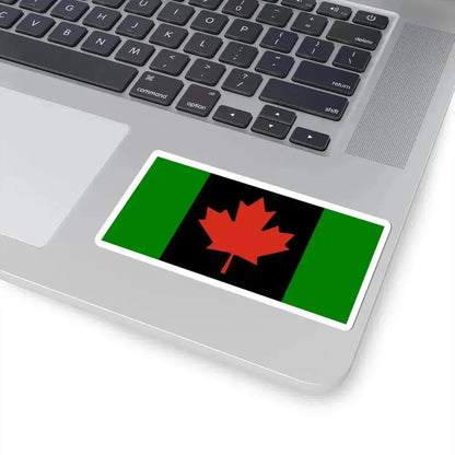African Canada Flag (Canada) STICKER Vinyl Kiss-Cut Decal - The Sticker Space