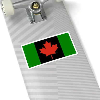 African Canada Flag (Canada) STICKER Vinyl Kiss-Cut Decal - The Sticker Space