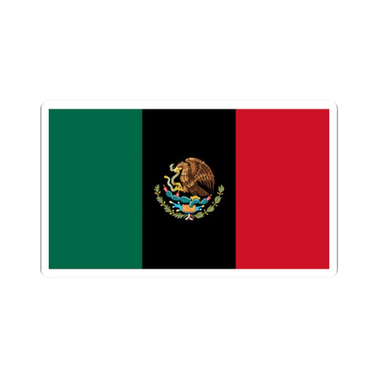 African Mexico Flag (Mexico) STICKER Vinyl Kiss-Cut Decal 2 Inch White - The Sticker Space