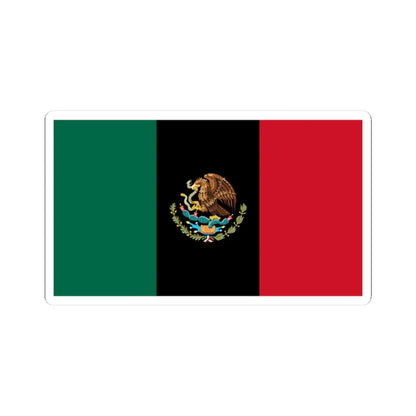 African Mexico Flag (Mexico) STICKER Vinyl Kiss-Cut Decal 3 Inch White - The Sticker Space