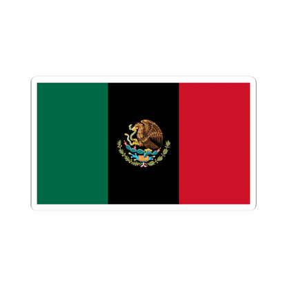African Mexico Flag (Mexico) STICKER Vinyl Kiss-Cut Decal 4 Inch White - The Sticker Space