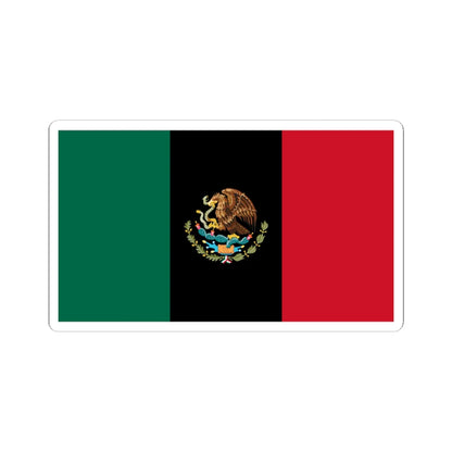 African Mexico Flag (Mexico) STICKER Vinyl Kiss-Cut Decal 6 Inch White - The Sticker Space