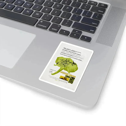 African Safari 1969 Movie Poster - STICKER Vinyl Kiss-Cut Decal - The Sticker Space