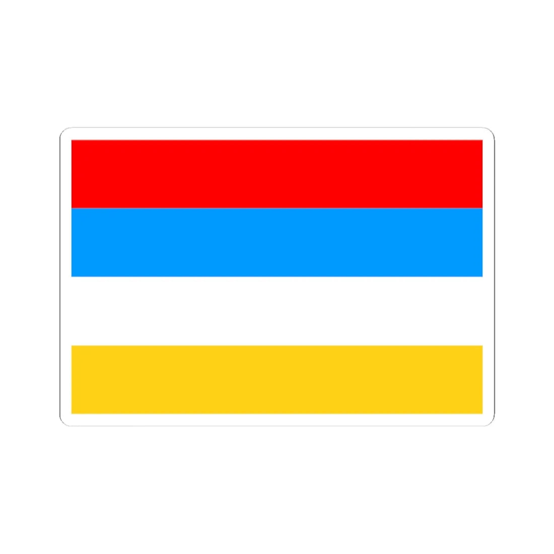Afsharid Imperial Standard (Iran) STICKER Vinyl Kiss-Cut Decal 4 Inch White - The Sticker Space