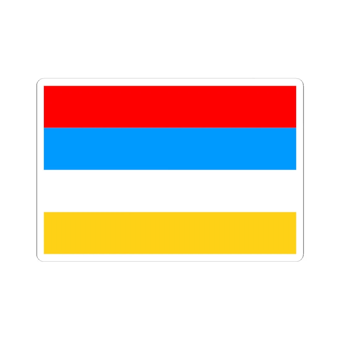 Afsharid Imperial Standard (Iran) STICKER Vinyl Kiss-Cut Decal 6 Inch White - The Sticker Space