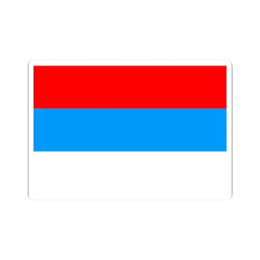 Afsharid State Flag (Iran) STICKER Vinyl Kiss-Cut Decal 2 Inch White - The Sticker Space