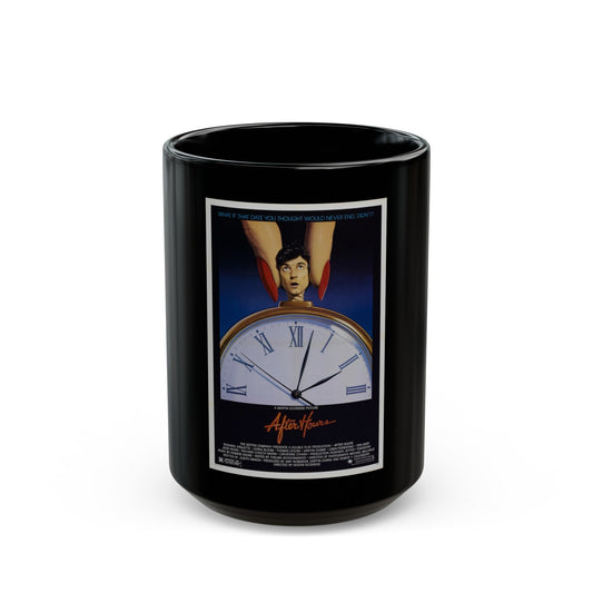 AFTER HOURS 1985 Movie Poster - Black Coffee Mug-15oz-The Sticker Space