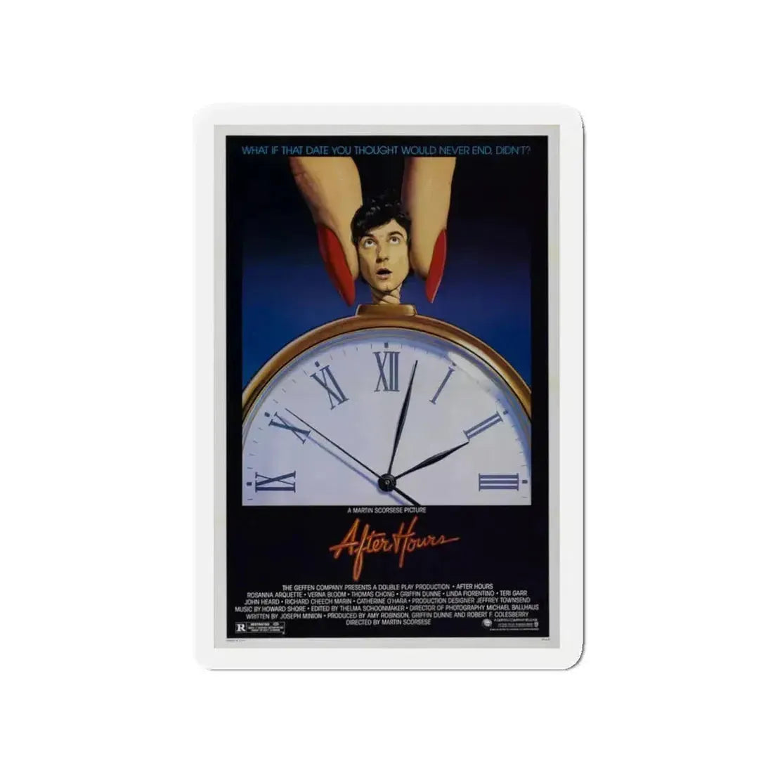 AFTER HOURS 1985 Movie Poster - Refrigerator Magnet 3 Inch - The Sticker Space