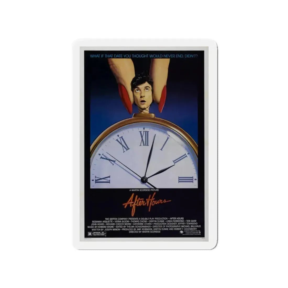 AFTER HOURS 1985 Movie Poster - Refrigerator Magnet 3 Inch - The Sticker Space